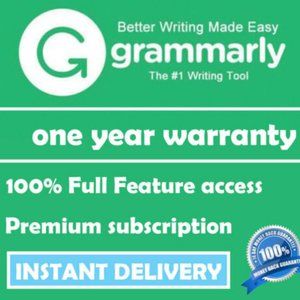 Grammarly Premium account with one year Garantee
